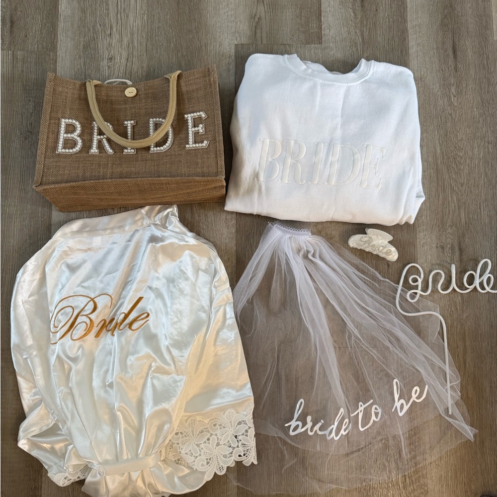 Bride Themed Apparel and Accessories Set